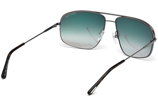 Amazon.com: Tom Ford - JUSTIN FT 0467, Geometric, metal, men